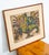 Rare floral design ceramic wall plaque / mural by Victoria Littlejohn. These 4 incredible handmade tiles make up a...
