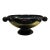 1940s Black Amethyst Deco Set of Compotes For Sale