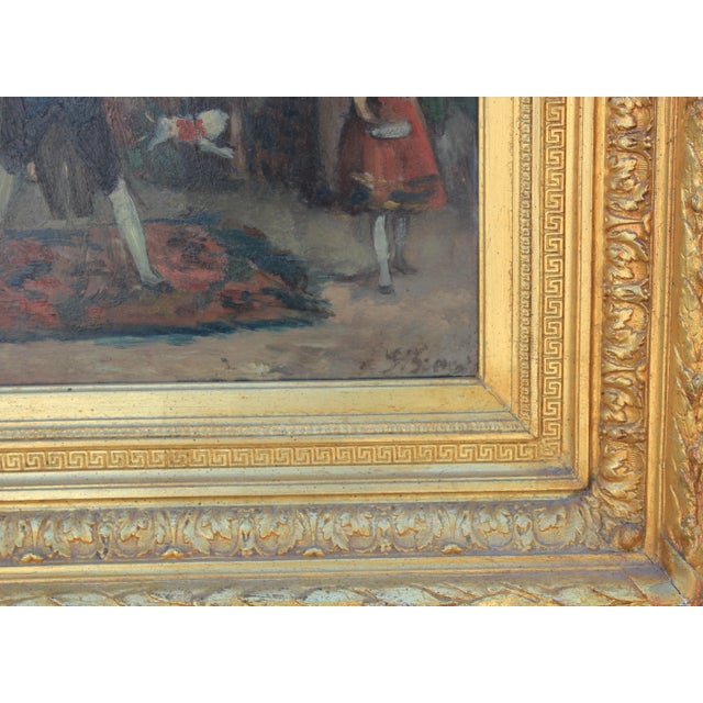 American Impressionist Street Scene Oil Painting For Sale - Image 4 of 6