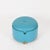 Poltrona Frau Dilly Dally Pouf in Turquoise Leather by L. Massoni for Poltrona Frau, Italy, 1968 For Sale - Image 4 of 14