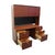 Wood Bernhardt Furniture Cherry Contemporary Modern 60" Computer Credenza Desk W. Filing Cabinets and Cabinet Top For Sale - Image 7 of 16