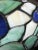 Vintage Floral Multicolor Stained Glass Wall Sconce For Sale - Image 10 of 11
