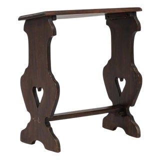 20th Century French Wooden Stool For Sale