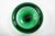 Large emerald colored hand-blown bowl by Per Lutken for Holmegaard. Unsigned