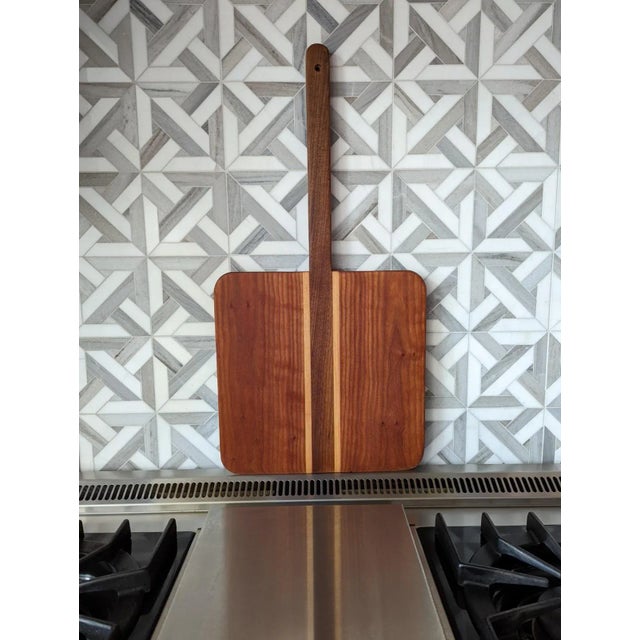 Mid-Century Modern Contemporary Pizza Paddle/Charcuterie Board For Sale - Image 3 of 9