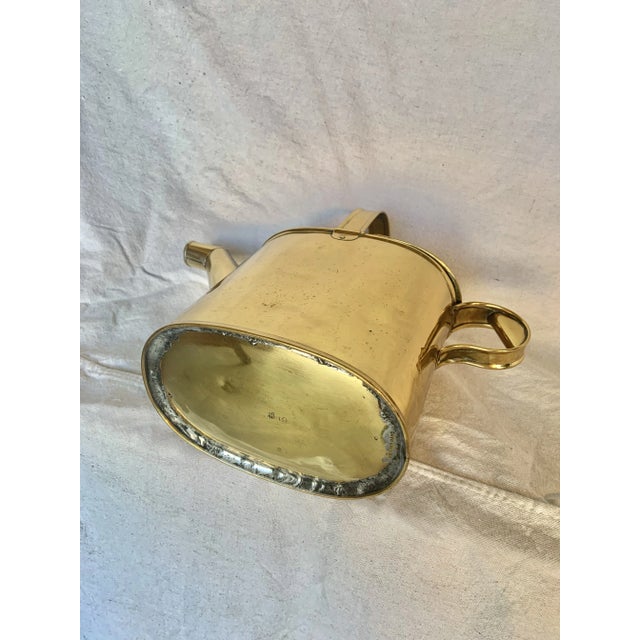 Early 20th Century English Brass Garden Watering Can For Sale - Image 10 of 12