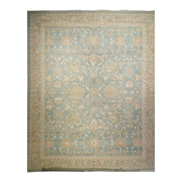 Oushak Rug 12'1'' X 15'2'' For Sale