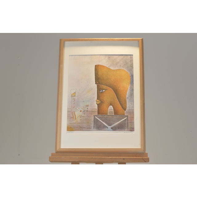 Goldener Julius, Lithograph, Falko Hamm For Sale - Image 3 of 9