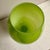 A fabulous 60's era Italian chartreuse green snifter vase on a periwinkle blue footed vase. This Italian glass vase stands...