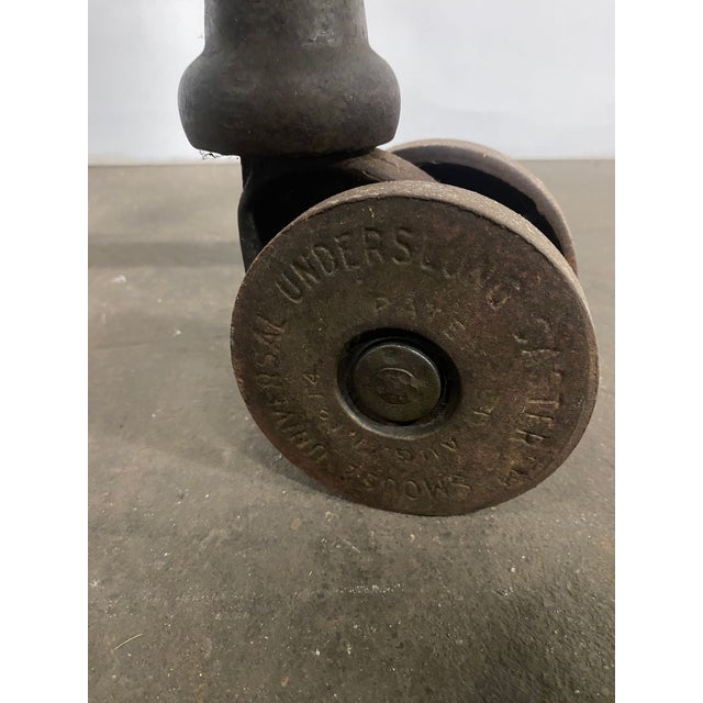 Turn of the 20th Century Adjustable Printers " Turtle" Table For Sale - Image 11 of 14