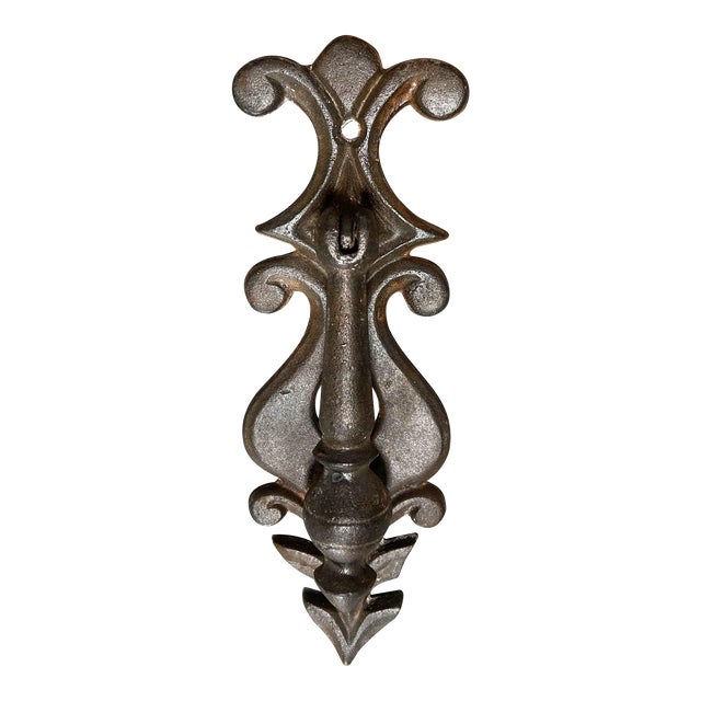 Vintage Large Iron Door Knocker Chairish