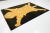 Art Deco 6 X 8 Handmade Tiger Designed Black Wool Rug For Sale - Image 3 of 10