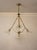 Gold Mid-Century Murano Glass 4-Light Chandelier, 1950s For Sale - Image 8 of 9