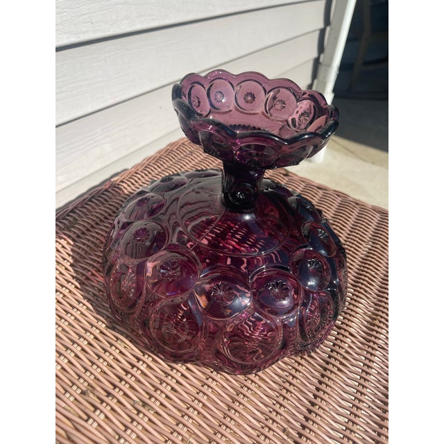 Glass Mid 19th Century Le Smith Moon & Stars Compote For Sale - Image 7 of 7