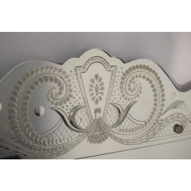 Vintage Italian Mirror by Pietro Chiesa, 1950s For Sale - Image 8 of 16