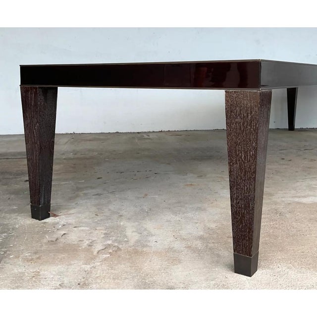 Wood Vintage Monumental 15 Ft Cerused Wood Dining Table For Sale - Image 7 of 16