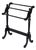 Newhouse 29.25 in. W Rectangular Wood 3 Rail Traditional Blanket Stand, Black Licorice For Sale