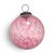 Late 20th Century Cranberry Glass Kugel-Style Botanical Christmas Ornaments, Set of 3 For Sale - Image 9 of 18