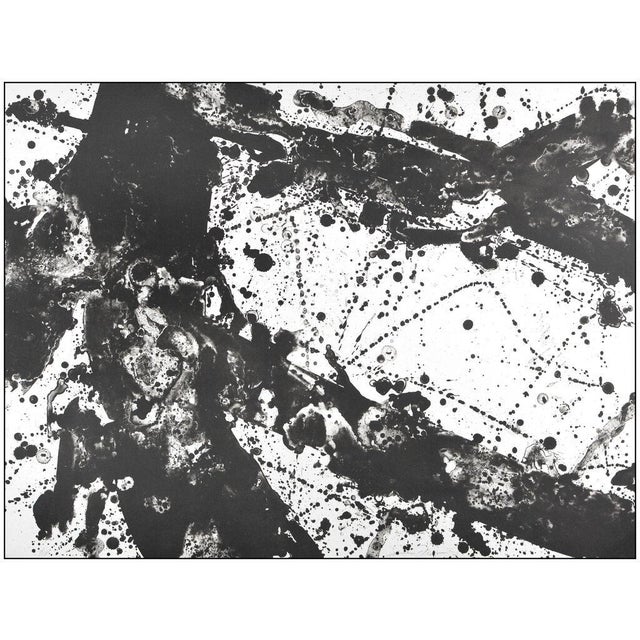 Abstract 1970s Silver Field, Sam Francis For Sale - Image 3 of 6