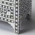 2020s Vivienne 36 in. W Rectangular Mother Of Pearl 3 Drawer Accent Chest, Black For Sale - Image 5 of 6