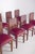 Wood Art Deco Portuguese Dining Chairs, 1940s, Set of 8 For Sale - Image 7 of 11