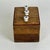 Early 20th Century Small 3 Drawer Wood Chest With Ceramic Knobs, Hand Crafted & Constructed For Sale - Image 11 of 13