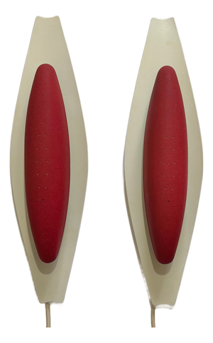 Modernist Model 8787 Wall Lamps from Böhlmarks, Sweden, 1950s, Set of 2