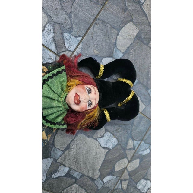 1970s Venetian Clown Marionette Puppet, 1960s For Sale - Image 5 of 9