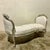 Ornamental & Decorative Materials 1990s French Marquis Tufted Bench – White Leather Upholstery With Silver Leaf Details For Sale - Image 7 of 7