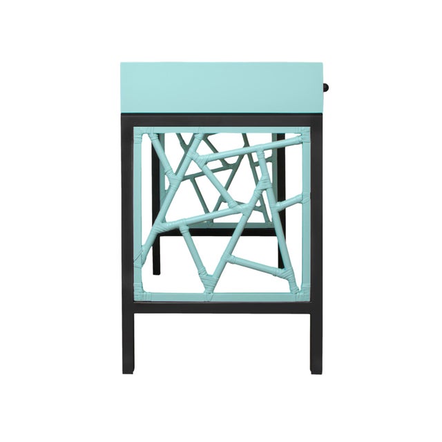 Not Yet Made - Made To Order Tiffany Writing Desk - Turquoise For Sale - Image 5 of 9