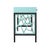 Not Yet Made - Made To Order Tiffany Writing Desk - Turquoise For Sale - Image 5 of 9