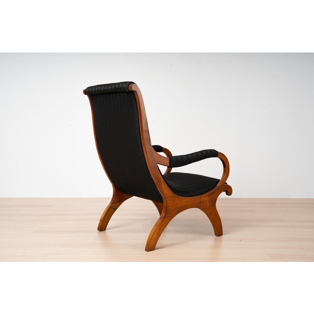 Antique German Biedermeier Cherrywood Chair, 1830s For Sale - Image 6 of 18
