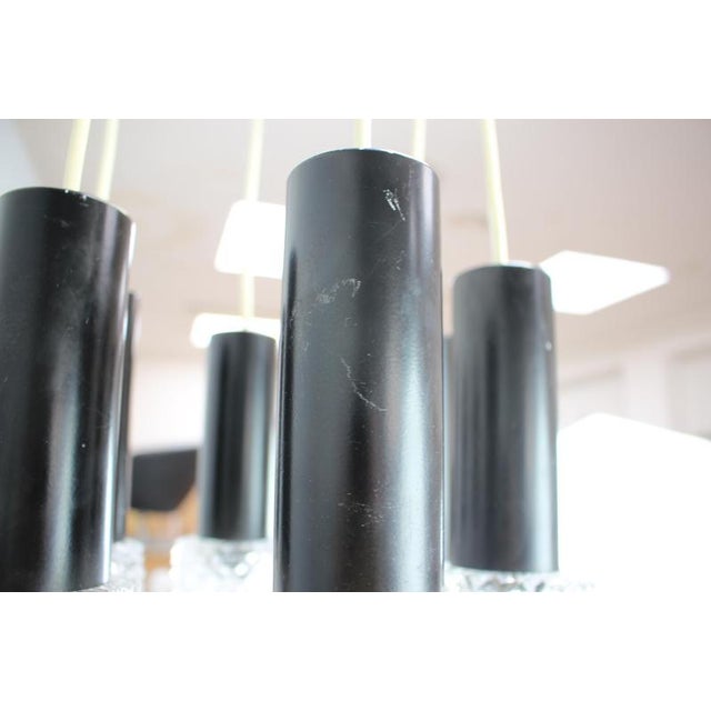 Mid-Century Modern Czechoslovak Glass 5-Light Pendant, 1970s For Sale - Image 9 of 16