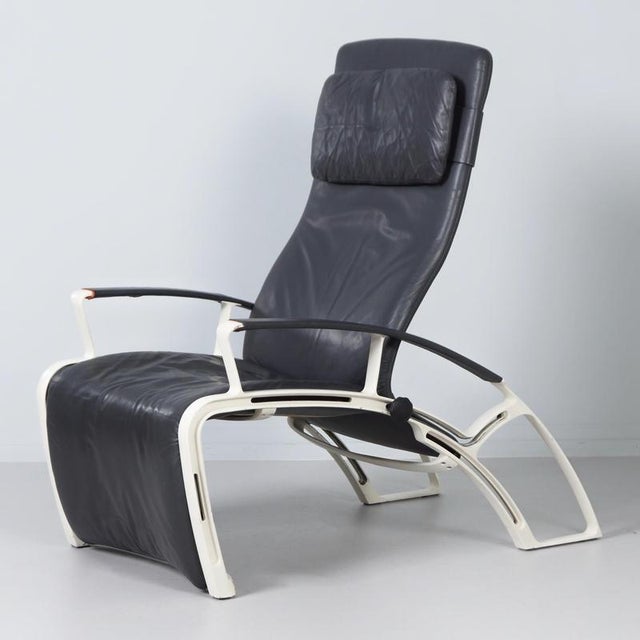 Porsche ip84s lounge chair for interprofil, germany, circa 1984, designed by ferdinand alexander porsche. This comfortable...