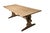 Wood Large Antique Swedish Dining Trestle Table in Pine For Sale - Image 7 of 17