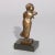 Traditional Antique 1910 Figural Bronze Portrait Sculpture of Young Girl For Sale - Image 3 of 8