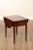 High Quality Link-Taylor Heirloom, Drop Leaf, Solid Mahogany Table with a Dovetailed Drawer, Complimented by Brass Pull
