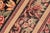 Textile Shabby Chic Floral 1990's Pak-Persian Black/Red Wool Rug - 6'2'' X 9'5'' For Sale - Image 7 of 9