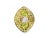Bold 14K Yellow Gold Ring featuring champagne diamonds, amethyst, and peridot gemstones nearly 2 carats total, combining...