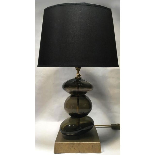 Blown Glass Table Lamps by Dimore Di Lucia Valzelli, Set of 2 For Sale - Image 9 of 17