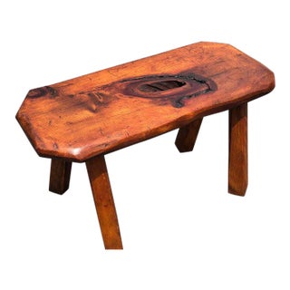 Mid-Century Modern Live Edge Bench or Table For Sale
