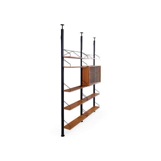 Mid-Century Modern Wall Unit in Teak by Poul Cadovius, 1960 For Sale - Image 10 of 10