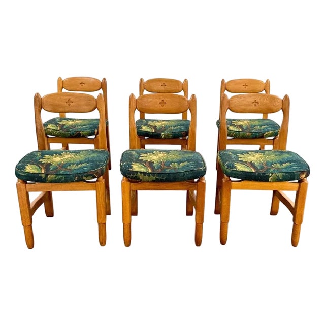 Votre Maison Guillerme Et Chambron Set of 6 Dining Chairs For Sale