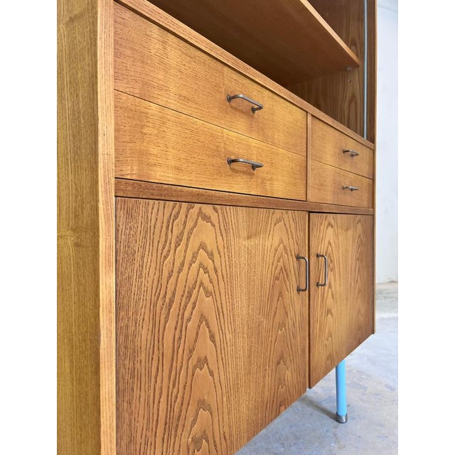 Wood Type 426/F Cabinet in Ash with Lacquered Frame from Hellerau For Sale - Image 7 of 11