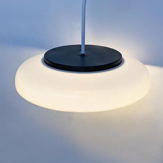 Italian Modern Metal and Acrylic Glass Adjustable Wall Arm Lamp, 1970s For Sale - Image 3 of 18