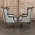 Wood Pair Antique Louis XVI Style French Bergères ~ Armchairs in Walnut For Sale - Image 7 of 18