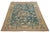 Green Vintage French Aubusson Handcrafted Wool Rug in Green With a Foliage Design For Sale - Image 8 of 11