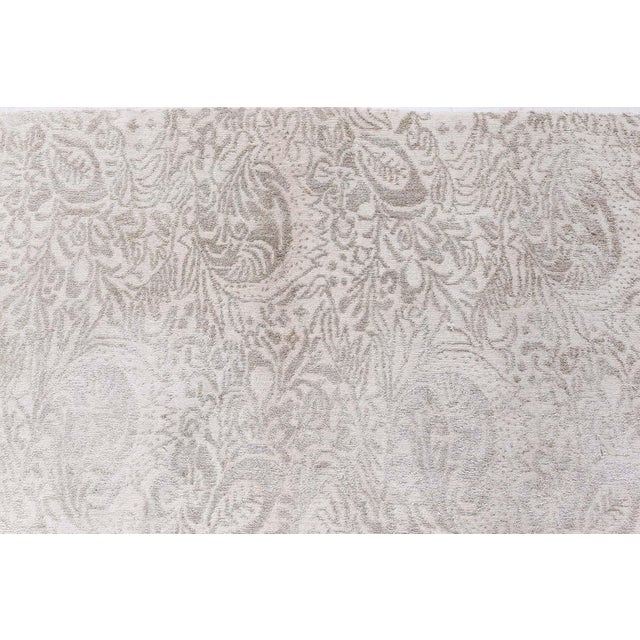 Early 21st Century Contemporary Tibetan S10 Design Handmade Wool and Silk Rug by Doris Leslie Blau For Sale - Image 5 of 10