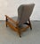 Mid-Century Scandinavian Style Walnut Reclining Lounge Chair For Sale - Image 10 of 12