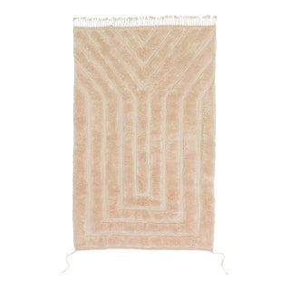 Premium Hand-Knotted Moroccan Wool Rug | 8'3" X 5'5" | One of a Kind For Sale
